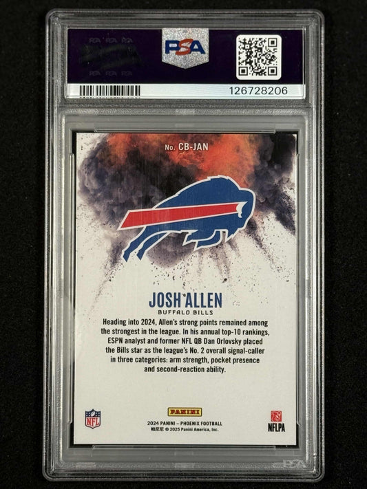 Josh Allen '24 Phoenix Color Blast PSA 10