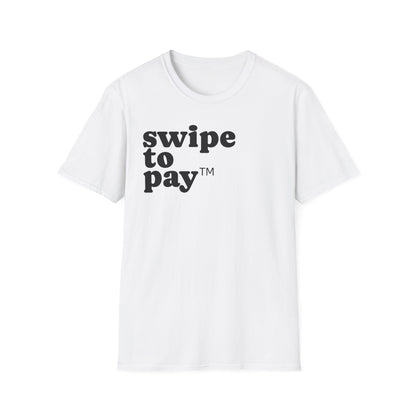 Swipe To Pay T-Shirt — Funny Minimalist Graphic Tee for Cashiers & Retail Workers