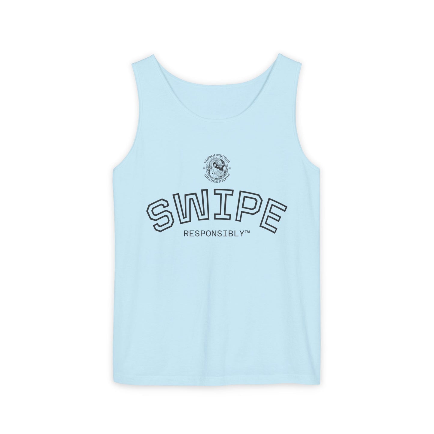 Swipe Responsibly™ Tank Top —Steamboat Sleeveless Shirt