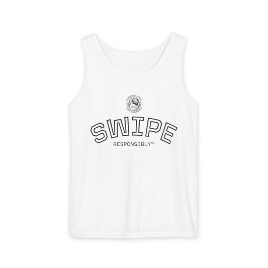 Swipe Responsibly™ Tank Top —Steamboat Sleeveless Shirt