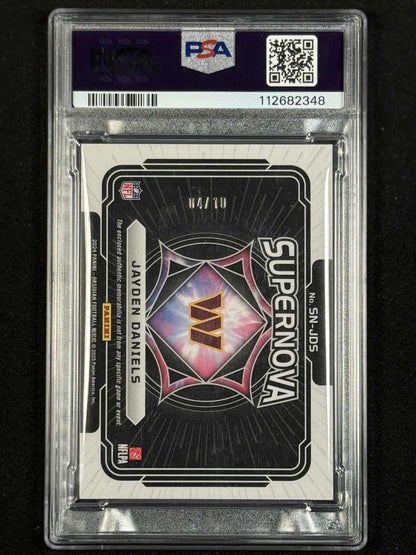 Jayden Daniels '24 Obsidian Supernova SWT-GOLD PSA 9 4/10